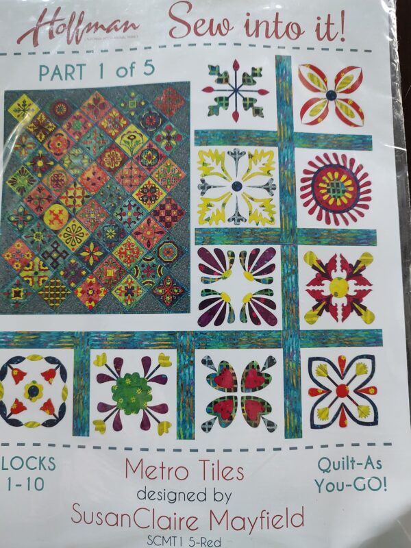 Hoffman Metro Tiles by Susan Claire Mayfield - The Gourmet Quilter Part 5