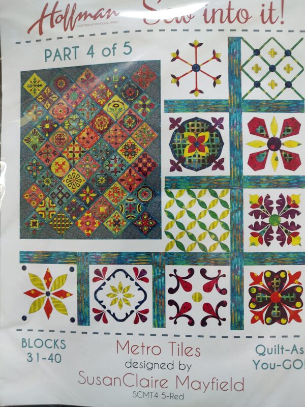 Hoffman Metro Tiles by Susan Claire Mayfield - The Gourmet Quilter Part 4