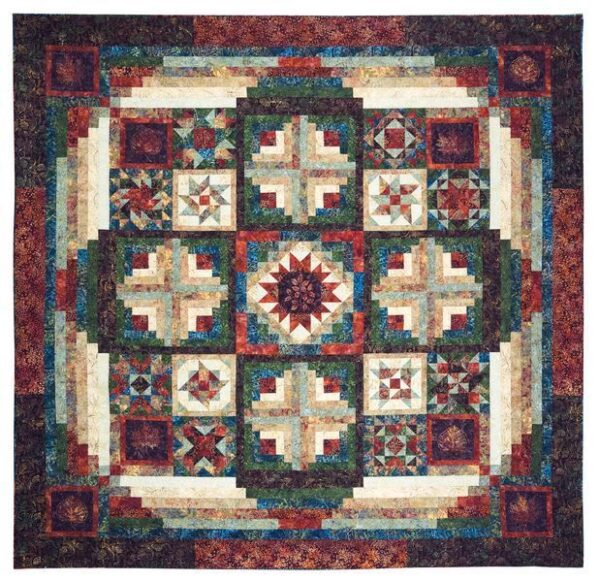 Block of the Month - Forest Floor from Wing and A Prayer