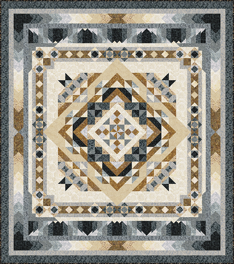 Block of the Month - Granite Bay - Wilmington Print Batik